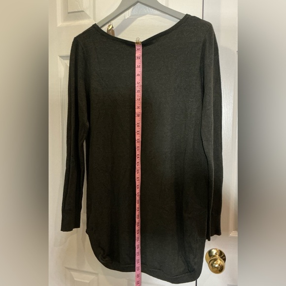 Cyrus Dark Evergreen Long Sleeve Sweater - Picture 3 of 5